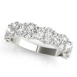 Shared Prong Wedding Bands
