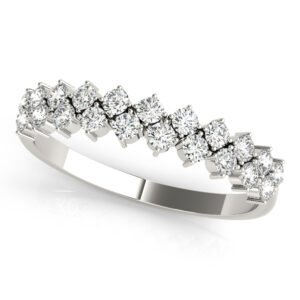 2-Row Prong Set Band