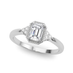Emerald Cut Engagement Ring