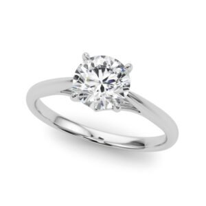 Solitaire Round Engagement Ring