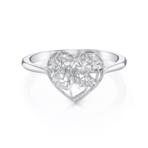 Light Weight Heart Ring